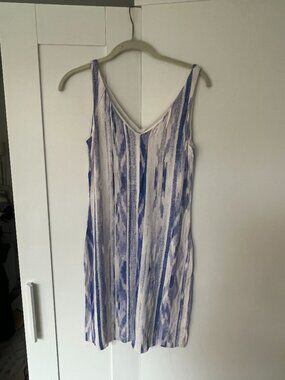 Tart Collections- Nordstrom- Zaira Dress in Blue & White Stripe- Small